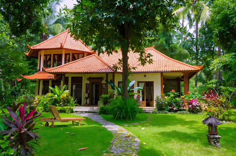 simplistic villa building ideas at manafuli ganga villas