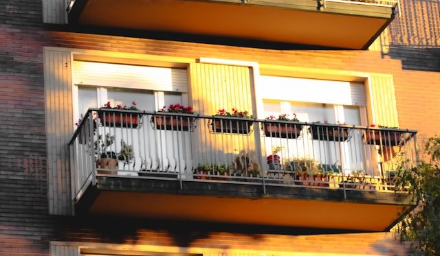 green spaces in balcony at amtala city homes